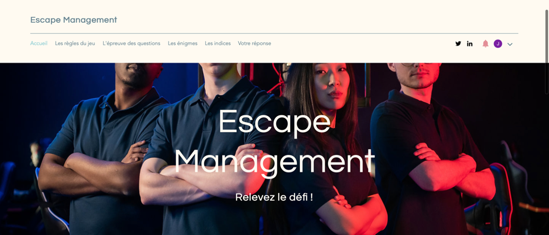 Escape management - Excelia
